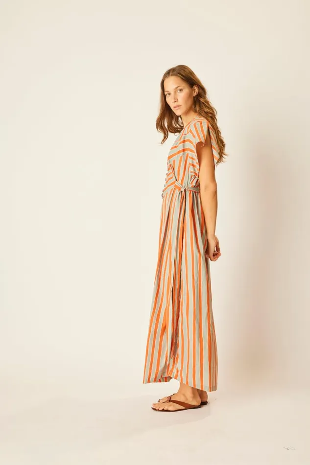 Women Natalie Martin Dresses Monica Dress Batik Stripe Sage Women Natalie Martin Dresses Monica Dress Batik Stripe Sage