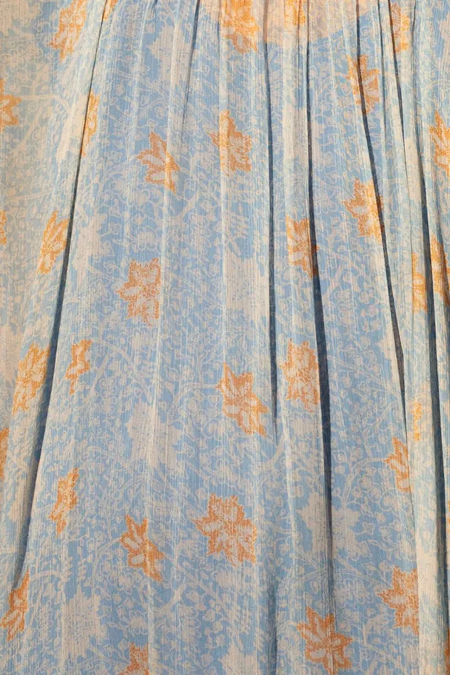 Women Natalie Martin Dresses Naomi Dress With Sash Snowflake Tangerine