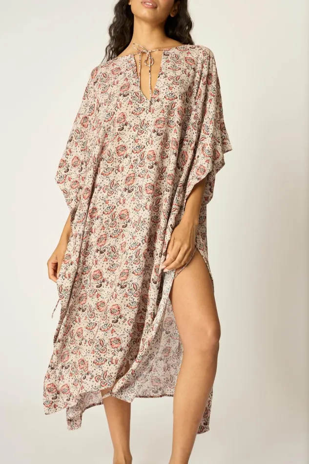 Women Natalie Martin Dresses Paulina Caftan Heirloom Rose