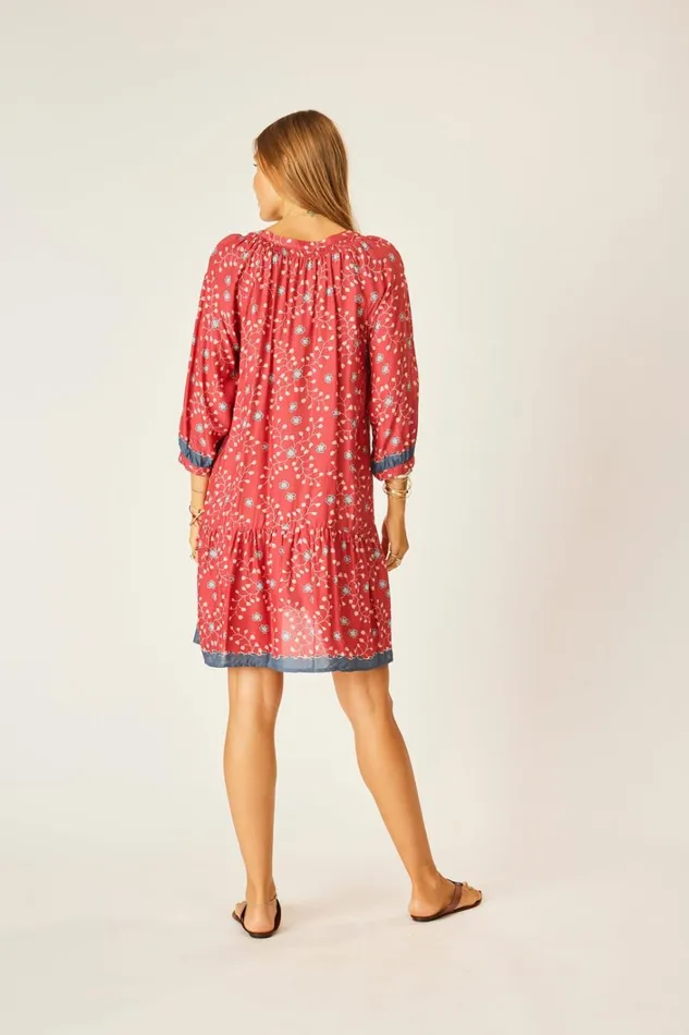 Women Natalie Martin Dresses Stevie Dress Pinwheel Barn Red Women Natalie Martin Dresses Stevie Dress Pinwheel Barn Red