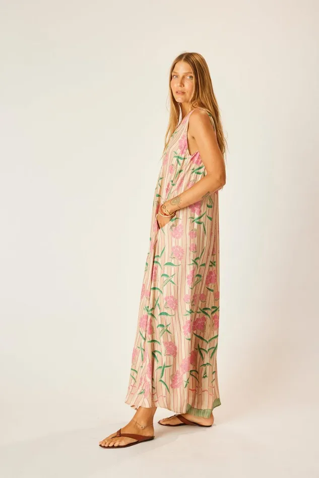 Women Natalie Martin Dresses Tova Maxi Chamomile Rose