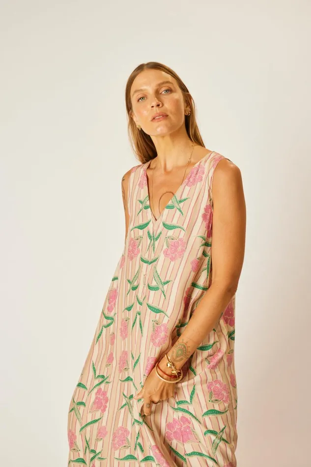 Women Natalie Martin Dresses Tova Maxi Chamomile Rose Women Natalie Martin Dresses Tova Maxi Chamomile Rose