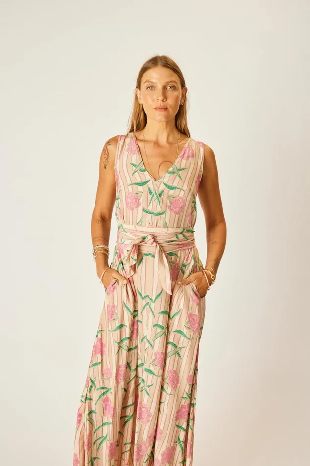 Women Natalie Martin Dresses Tova Maxi Chamomile Rose Women Natalie Martin Dresses Tova Maxi Chamomile Rose