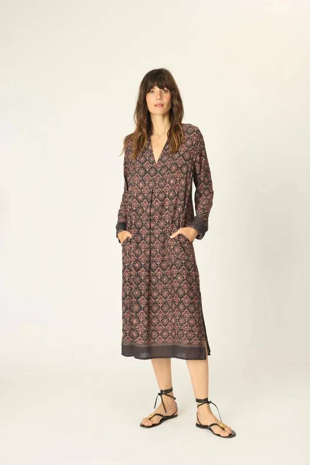 Women Natalie Martin Dresses Valerie Dress Fleurdelis Black