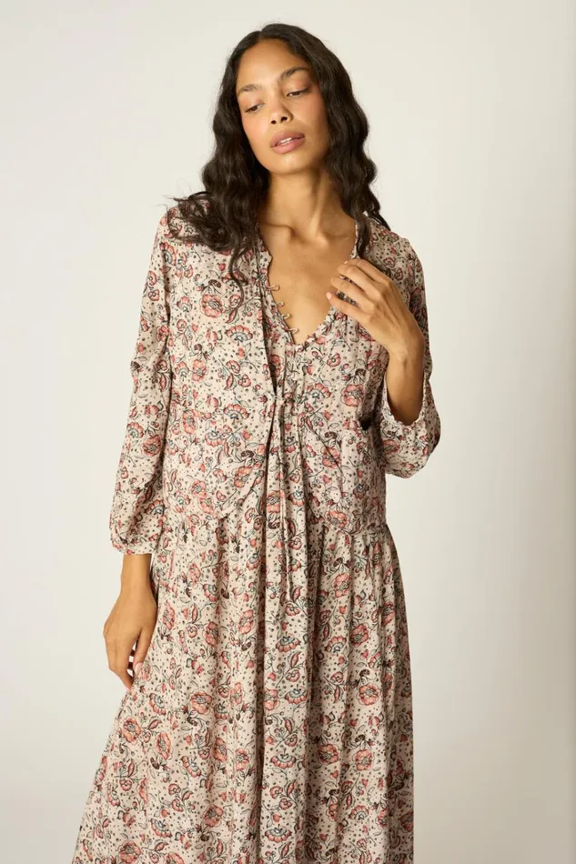 Women Natalie Martin Jackets and Vests Felicity Vest Heirloom Rose