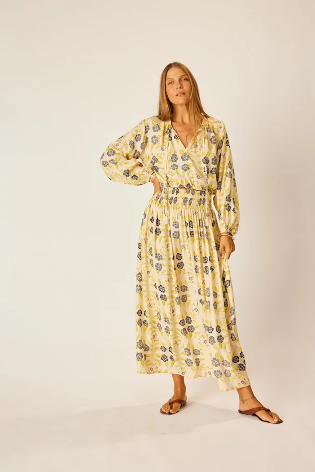 Women Natalie Martin Tops Amelia Top Prairie Indigo