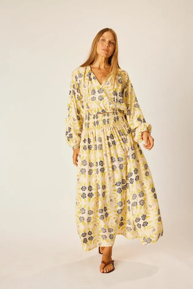 Women Natalie Martin Tops Amelia Top Prairie Indigo