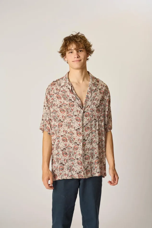 Women Natalie Martin Tops Kevin Shirt Unisex Heirloom Rose
