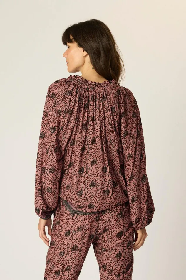 Women Natalie Martin Tops Penny Blouse Water Lily Mauve