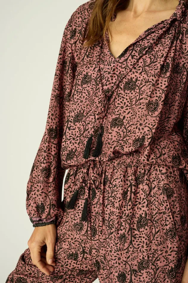 Women Natalie Martin Tops Penny Blouse Water Lily Mauve