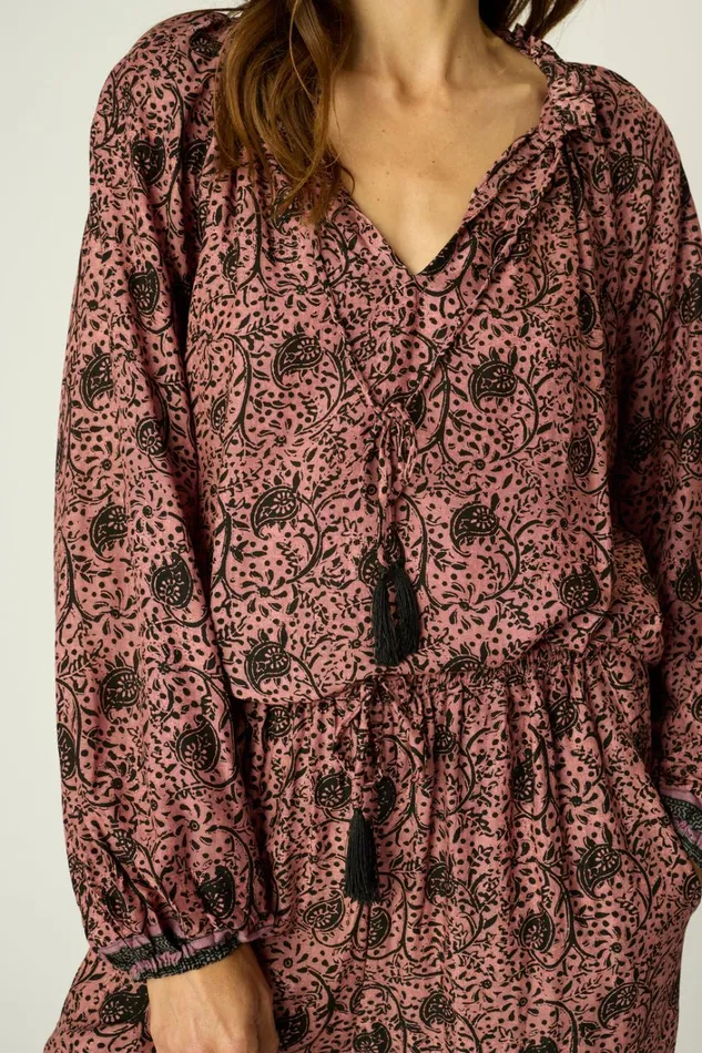 Women Natalie Martin Tops Penny Blouse Water Lily Mauve