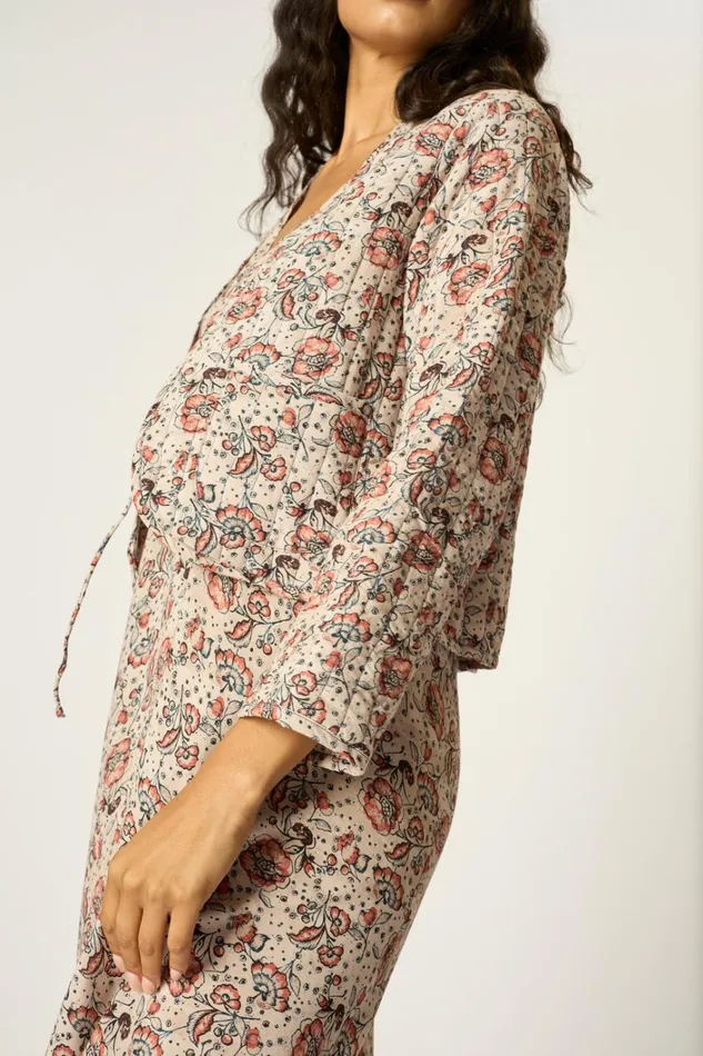 Women Natalie Martin Tops Saskia Jacket Heirloom Rose