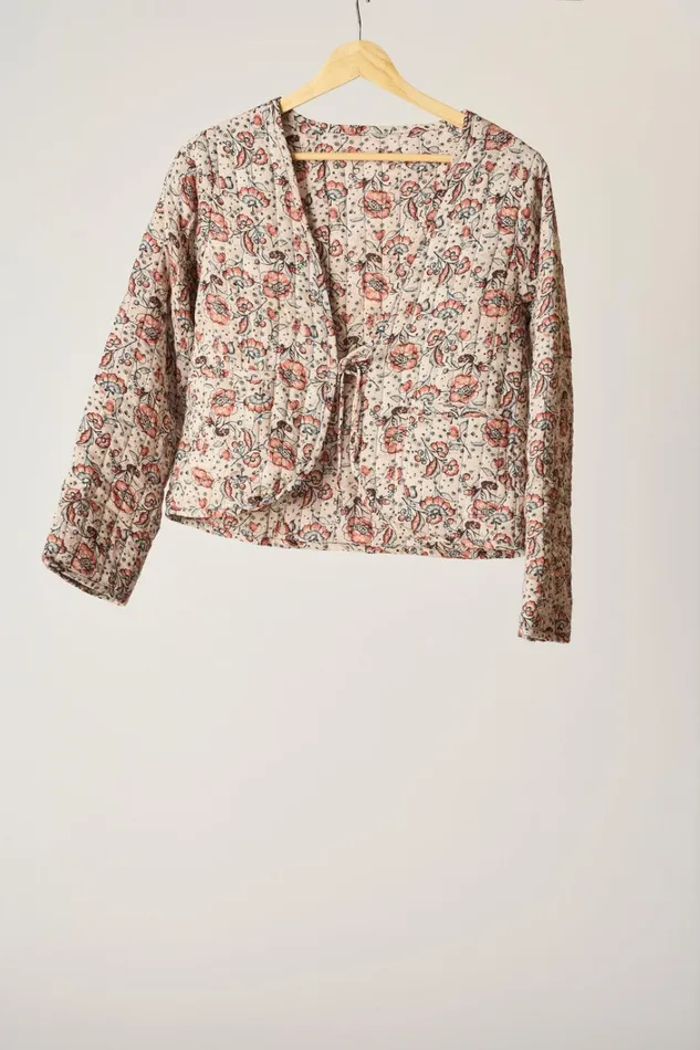 Women Natalie Martin Tops Saskia Jacket Heirloom Rose