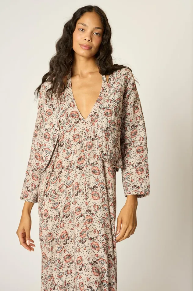 Women Natalie Martin Tops Saskia Jacket Heirloom Rose