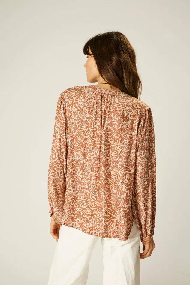 Women Natalie Martin Tops Tolan Shirt Gloriosa Sandstone