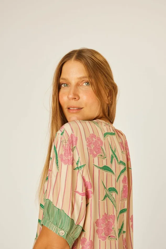 Women Natalie Martin Tops Violet Top Chamomile Rose