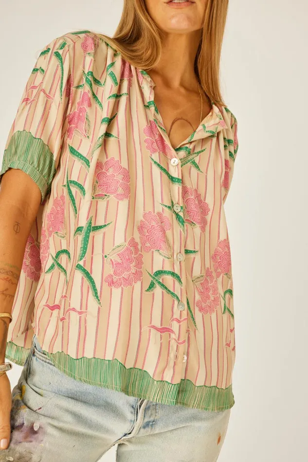 Women Natalie Martin Tops Violet Top Chamomile Rose