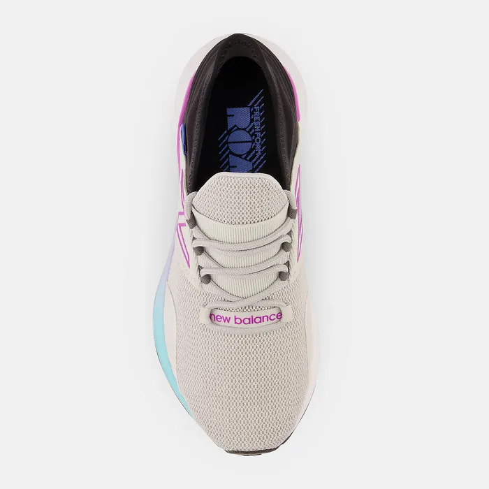 Women New Balance Fresh Foam Roav Grey Matter with Summer Aqua and Cosmic Rose Running Women New Balance Fresh Foam Roav Grey Matter with Summer Aqua and Cosmic Rose Running