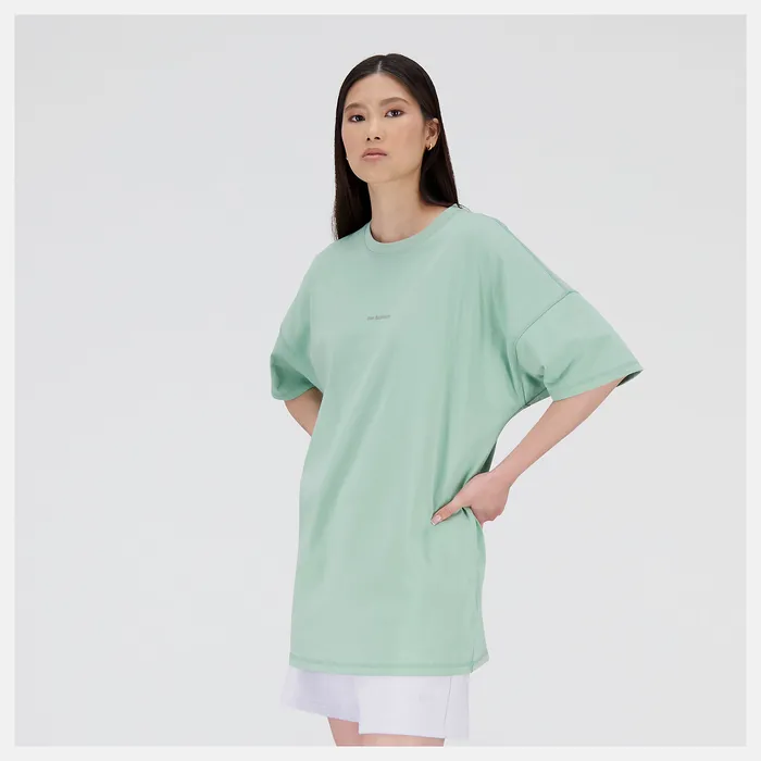 Women New Balance NB Athletics Nature State Short Sleeve Tee SAGE LEAF Shirts Women New Balance NB Athletics Nature State Short Sleeve Tee SAGE LEAF Shirts