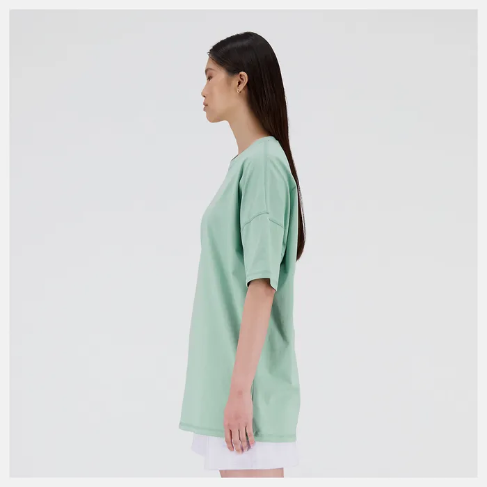 Women New Balance NB Athletics Nature State Short Sleeve Tee SAGE LEAF Shirts Women New Balance NB Athletics Nature State Short Sleeve Tee SAGE LEAF Shirts