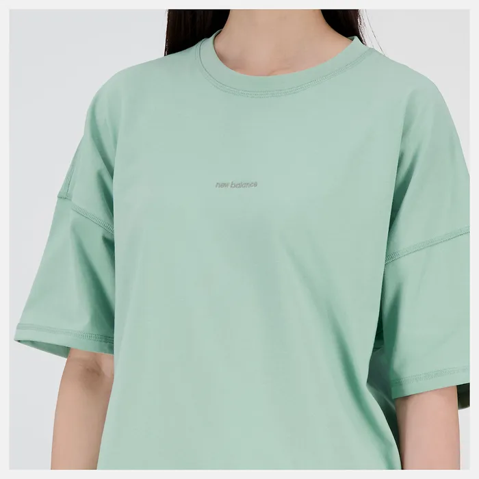 Women New Balance NB Athletics Nature State Short Sleeve Tee SAGE LEAF Shirts Women New Balance NB Athletics Nature State Short Sleeve Tee SAGE LEAF Shirts