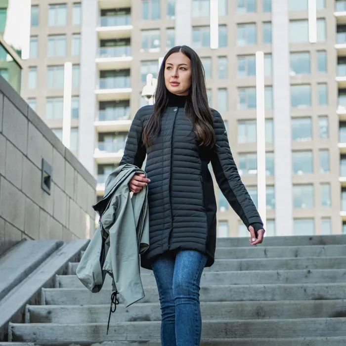 Women Osaka Travel Coat 8211 3 In 1 Duck Down Coat Deep Space KJUS Jackets and Vests