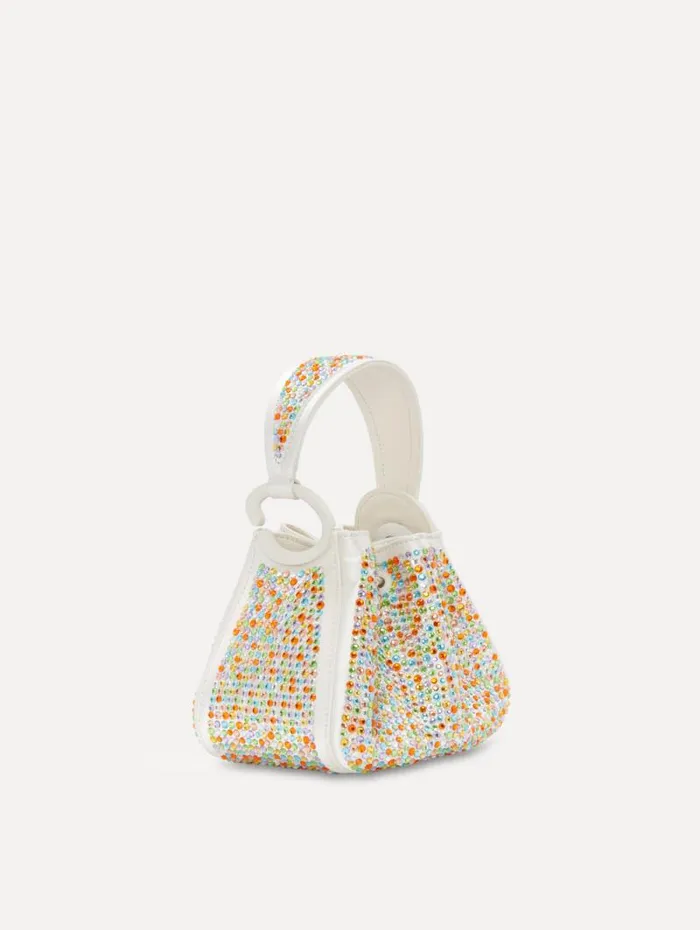 Women Oscar De La Renta Handbags Nano Confetti Pav O Handle Bag Rainbow