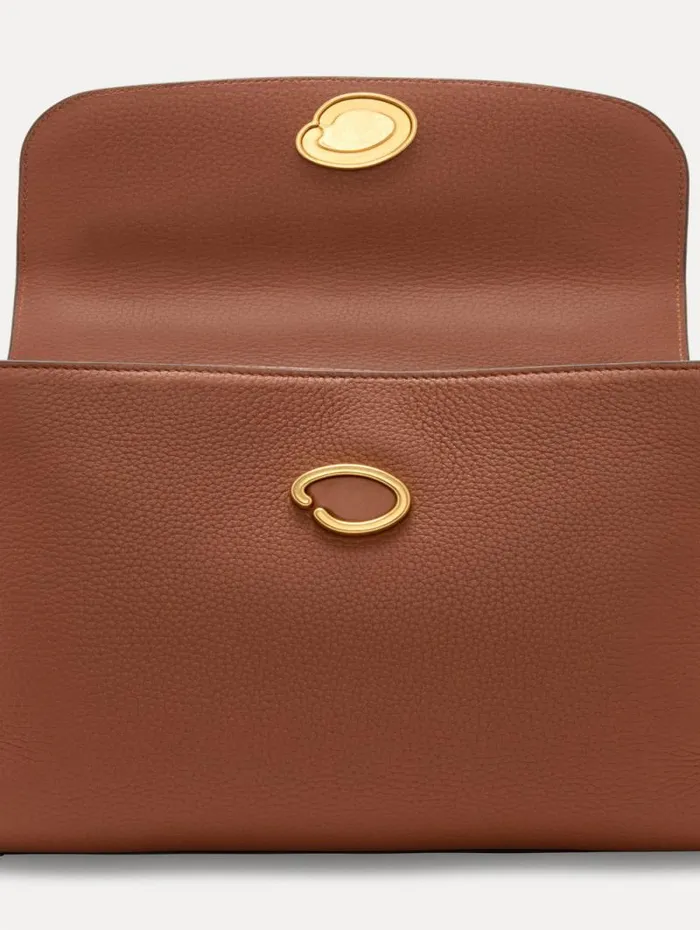 Women Oscar De La Renta Handbags The Poppy Cognac Women Oscar De La Renta Handbags The Poppy Cognac