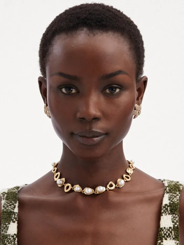 Women Oscar De La Renta Necklaces Abstract O Pearl Necklace Pearl Women Oscar De La Renta Necklaces Abstract O Pearl Necklace Pearl