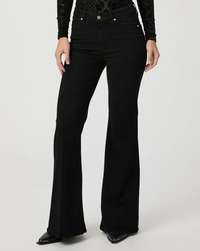 Women PAIGE Charlie 32 Inch Flare Jean 8211 Black Shadow Flare Women PAIGE Charlie 32 Inch Flare Jean 8211 Black Shadow Flare