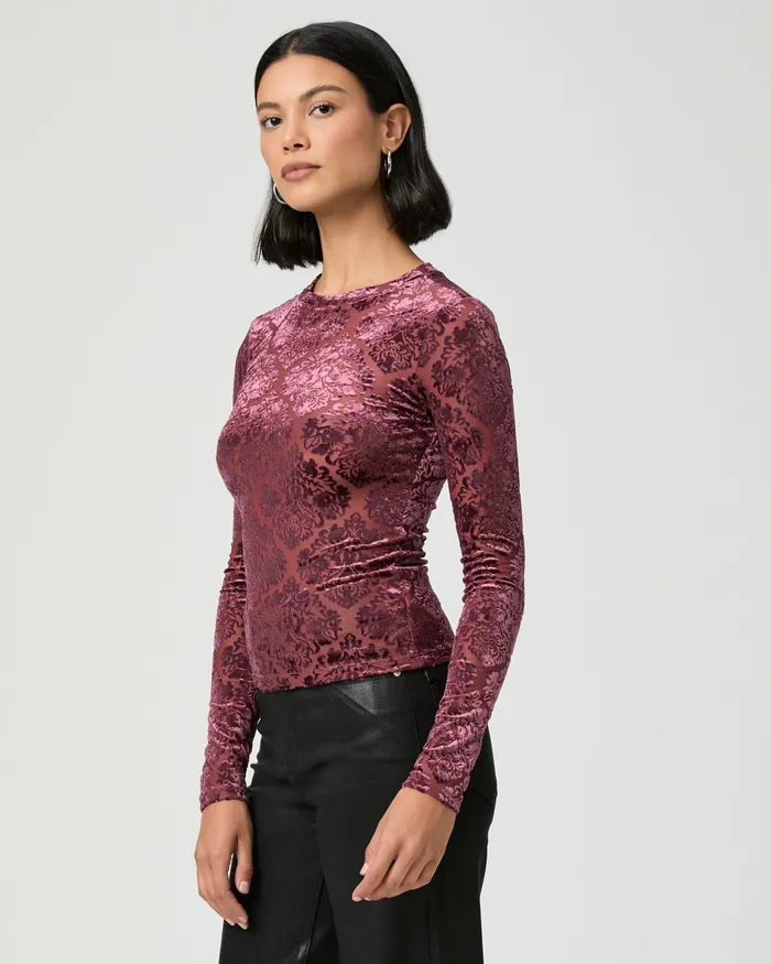 Women PAIGE Chelle Top 8211 Rose Tea Tops and Blouses Women PAIGE Chelle Top 8211 Rose Tea Tops and Blouses