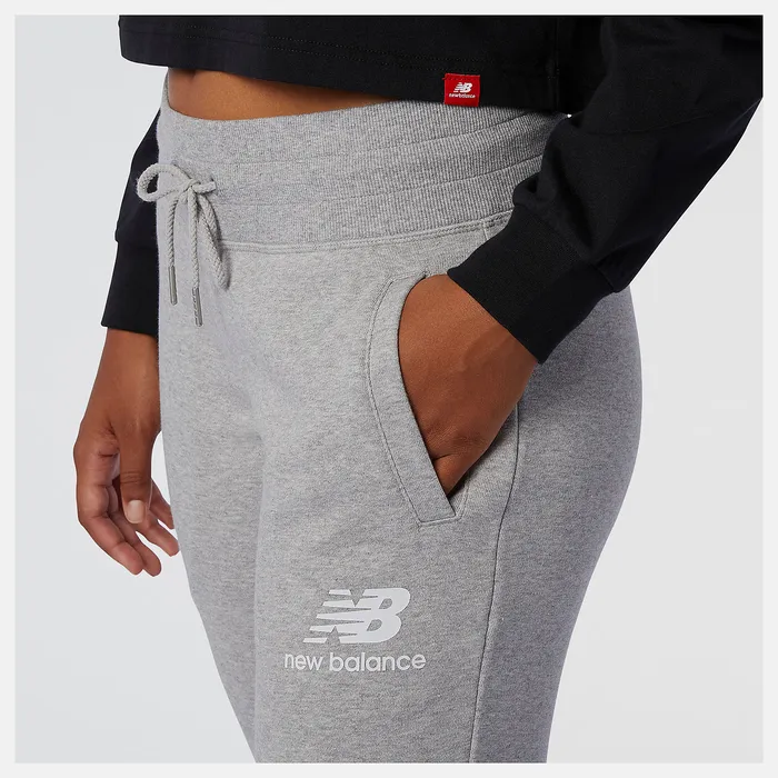 Women Pants and Leggings New Balance NB Essentials French Terry Sweatpant ATHLETIC GREY Women Pants and Leggings New Balance NB Essentials French Terry Sweatpant ATHLETIC GREY