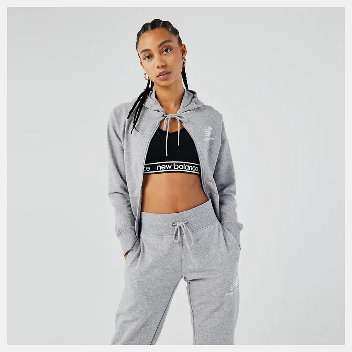 Women Pants and Leggings New Balance NB Essentials French Terry Sweatpant ATHLETIC GREY Women Pants and Leggings New Balance NB Essentials French Terry Sweatpant ATHLETIC GREY