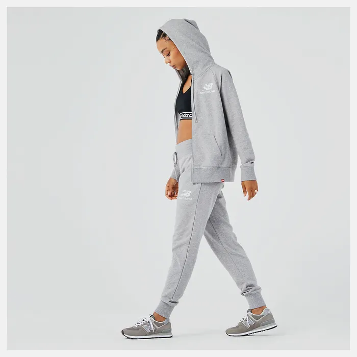 Women Pants and Leggings New Balance NB Essentials French Terry Sweatpant ATHLETIC GREY Women Pants and Leggings New Balance NB Essentials French Terry Sweatpant ATHLETIC GREY