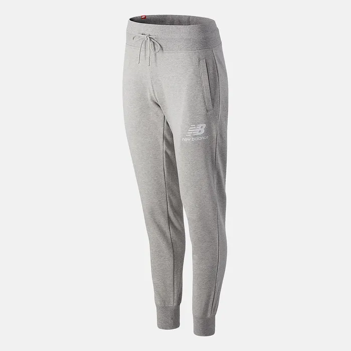 Women Pants and Leggings New Balance NB Essentials French Terry Sweatpant ATHLETIC GREY Women Pants and Leggings New Balance NB Essentials French Terry Sweatpant ATHLETIC GREY
