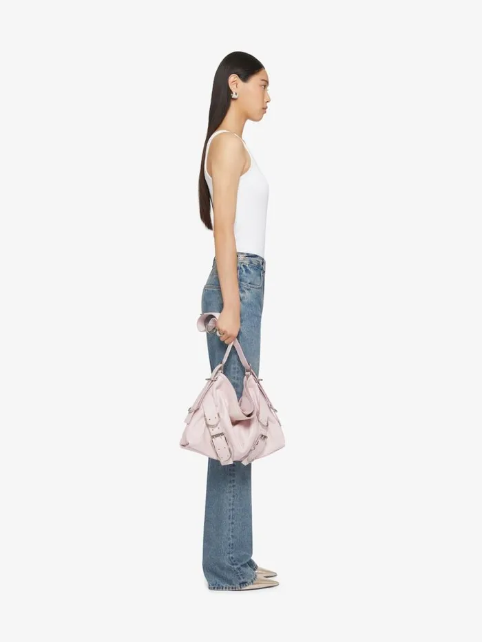 Women Pants and Shorts Givenchy Boot Cut Pants In Denim With Chain Details Medium Blue