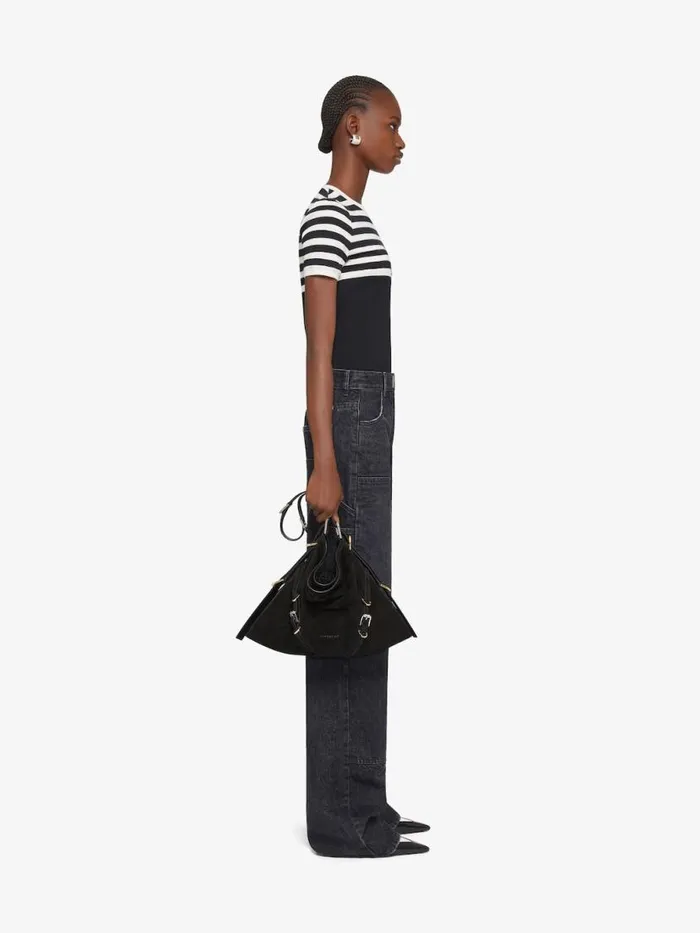 Women Pants and Shorts Givenchy Oversized Jeans In Denim With Patches Faded Black
