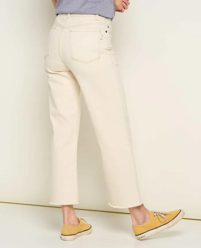 Women Pants Toad and Co Balsam Seeded Cutoff Pant Natural Ii