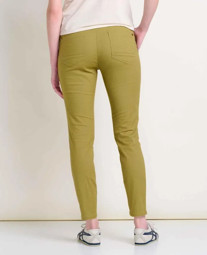 Women Pants Toad and Co Earthworks Ankle Pant Green Moss