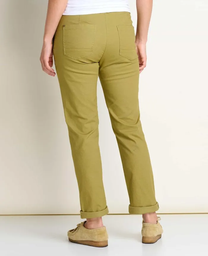 Women Pants Toad and Co Earthworks Pant Green Moss