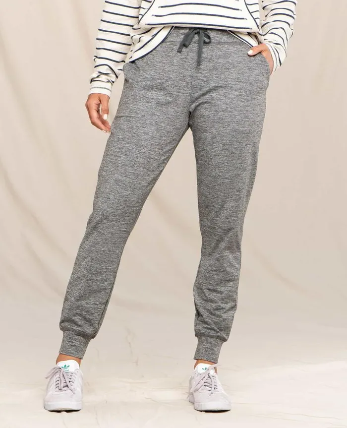 Women Pants Toad and Co Timehop Jogger Dark Graphite Melange
