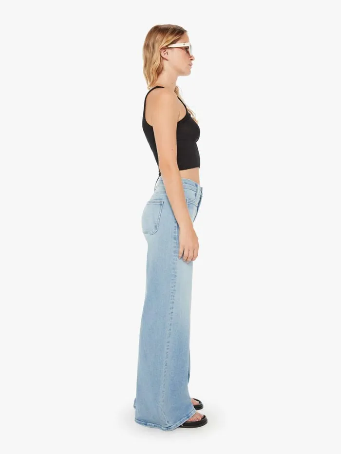 Women Petites Mother Denim Petites The Lil039 Patch Pocket Undercover Sneak Wash California Cruiser