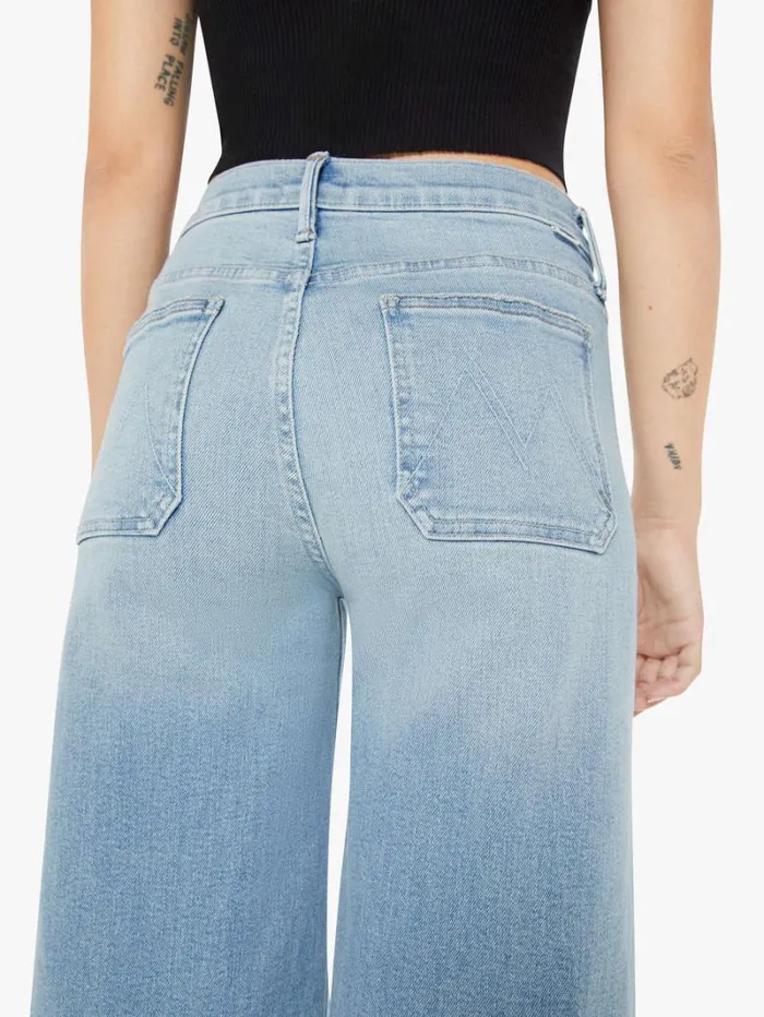 Women Petites Mother Denim Petites The Lil039 Patch Pocket Undercover Sneak Wash California Cruiser