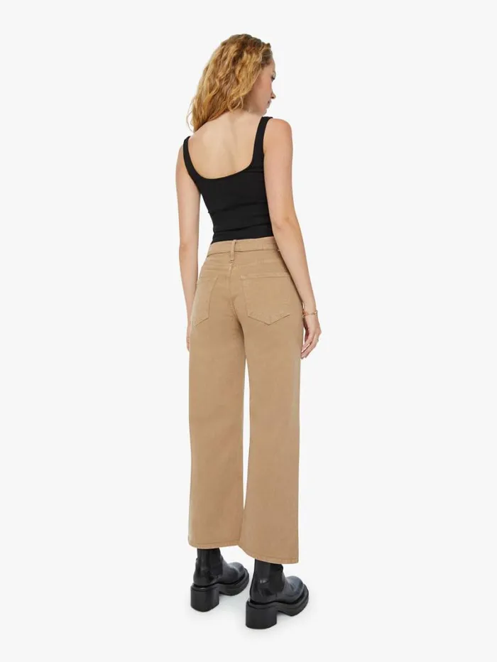Women Relaxed Mother Denim The Dodger Flood Wash Dark Khaki Women Relaxed Mother Denim The Dodger Flood Wash Dark Khaki