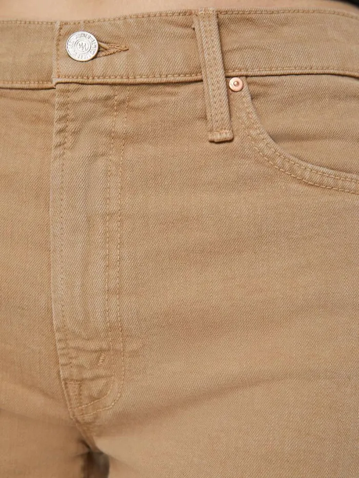 Women Relaxed Mother Denim The Dodger Flood Wash Dark Khaki Women Relaxed Mother Denim The Dodger Flood Wash Dark Khaki