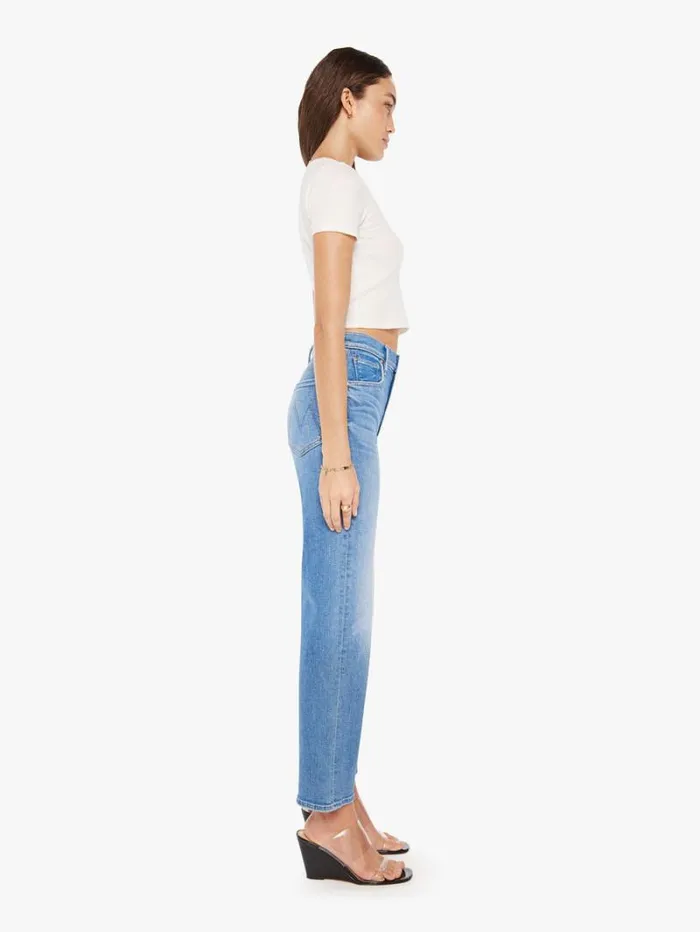 Women Relaxed Mother Denim The Rambler Zip Flood Wash Out Of The Blue Women Relaxed Mother Denim The Rambler Zip Flood Wash Out Of The Blue