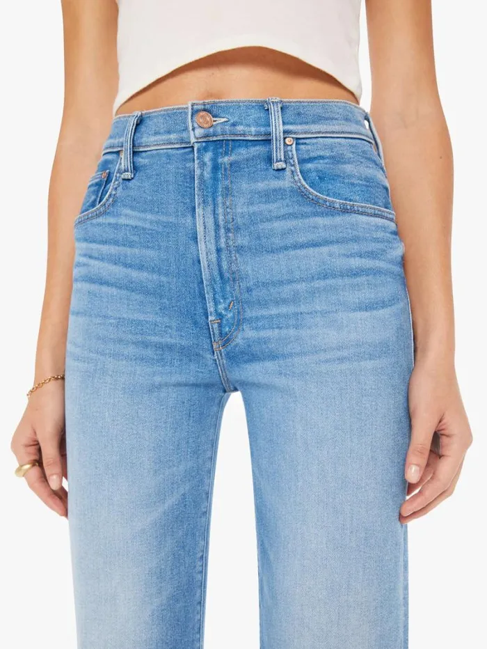 Women Relaxed Mother Denim The Rambler Zip Flood Wash Out Of The Blue Women Relaxed Mother Denim The Rambler Zip Flood Wash Out Of The Blue