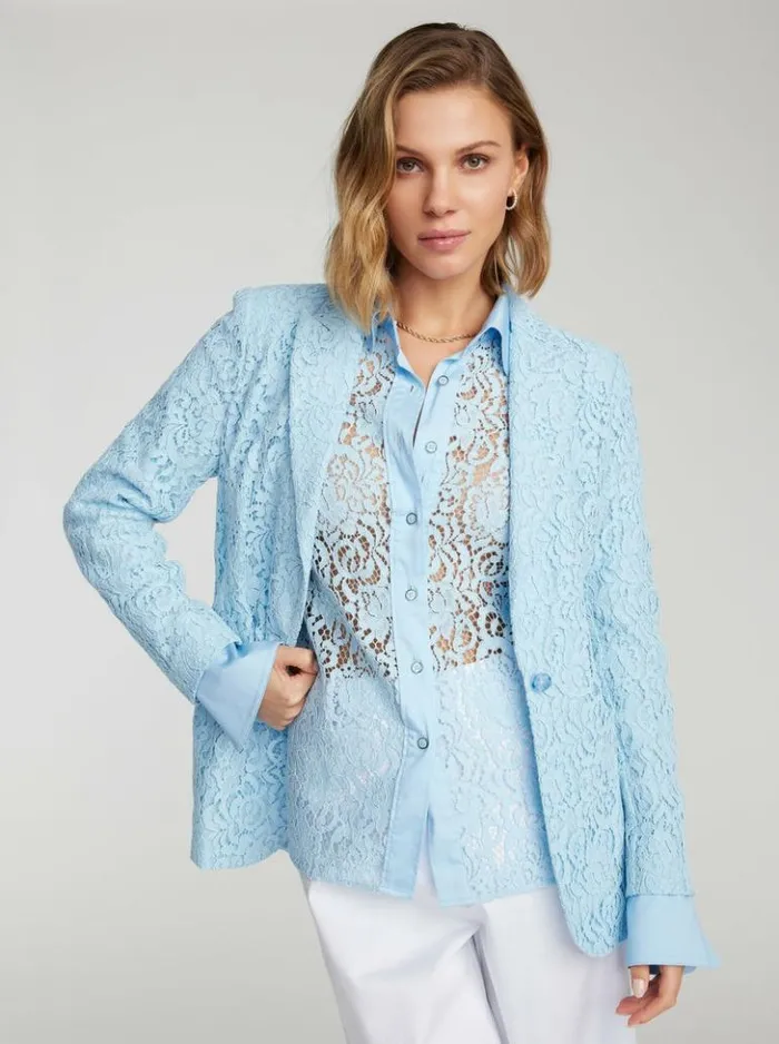 Women Robert Graham Jackets Penelope Jacket Lightblue