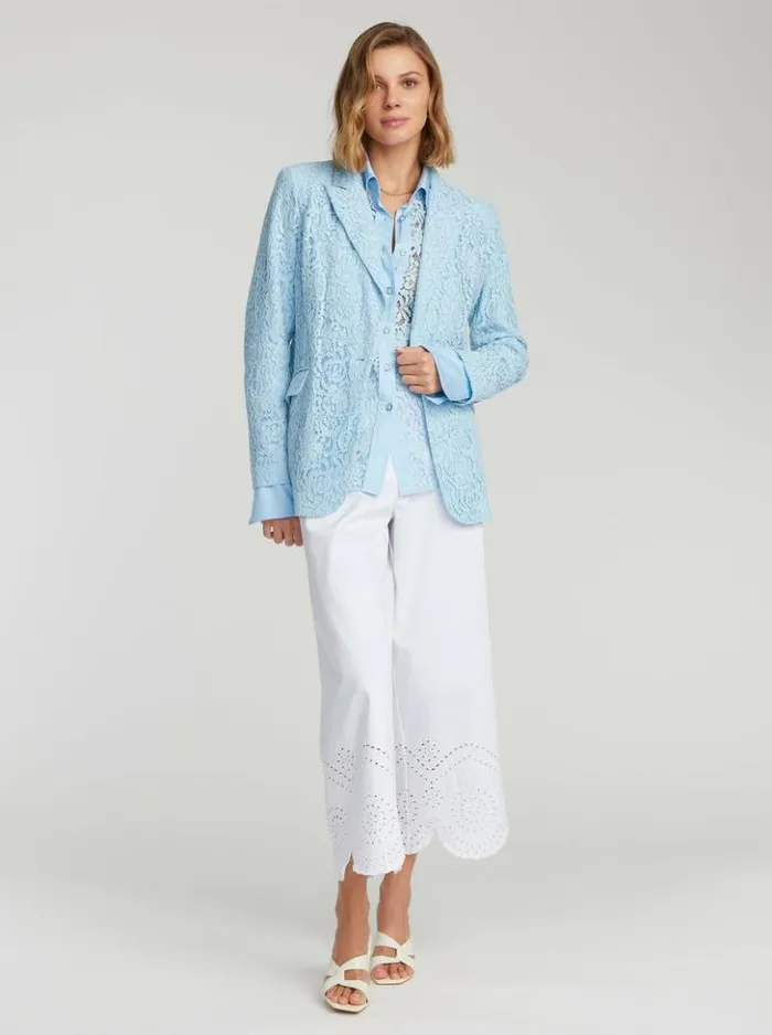 Women Robert Graham Jackets Penelope Jacket Lightblue