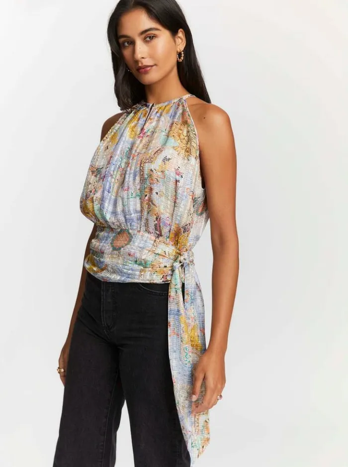 Women Robert Graham Tops Ava Blouse Multi